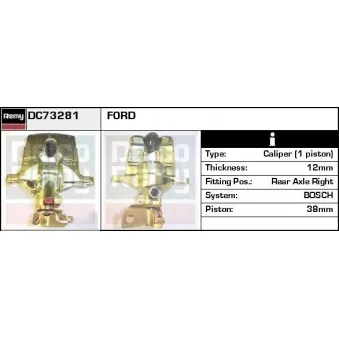 Étrier de frein REMY OEM RM1S7J2552AC