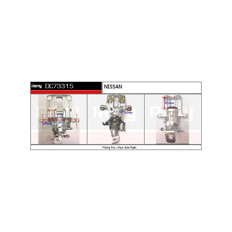 Étrier de frein REMY DC73315 - Visuel 1