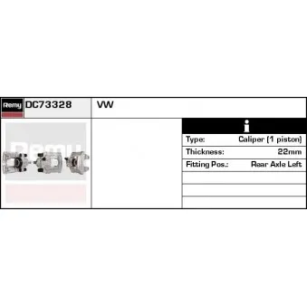 Étrier de frein REMY OEM 7L6615423