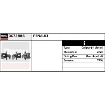 Étrier de frein REMY OEM 440119651R