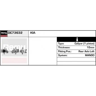 Étrier de frein REMY OEM 582102F400
