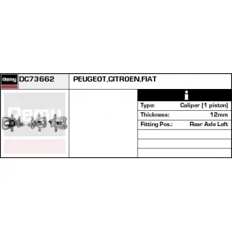 Étrier de frein REMY OEM 4401C8