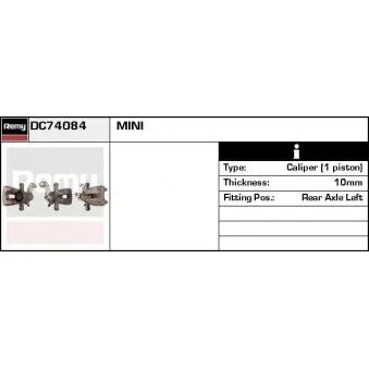 Étrier de frein REMY OEM 34216785611
