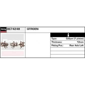 Étrier de frein REMY OEM 4400T7