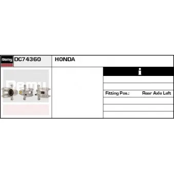 Étrier de frein REMY OEM 43019SXS000