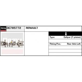 REMY DC785772 - Étrier de frein