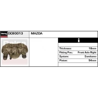 Étrier de frein REMY OEM BC8W3361X