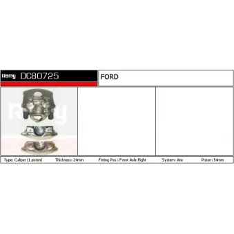 Étrier de frein REMY OEM 6130489