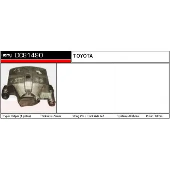 Étrier de frein REMY OEM 4775014220