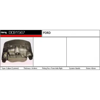 Étrier de frein REMY OEM 6150952