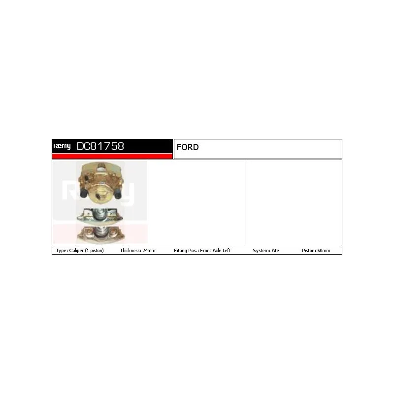 Étrier de frein REMY DC81758 - Visuel 1