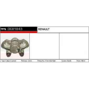 Étrier de frein REMY OEM 7701201985