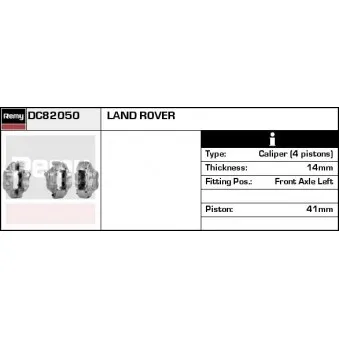 REMY DC82050 - Étrier de frein