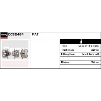 REMY DC82464 - Étrier de frein