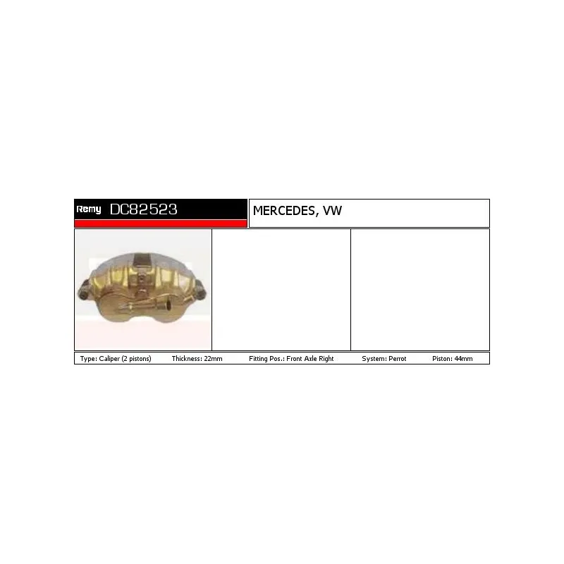 Étrier de frein REMY DC82523 - Visuel 1