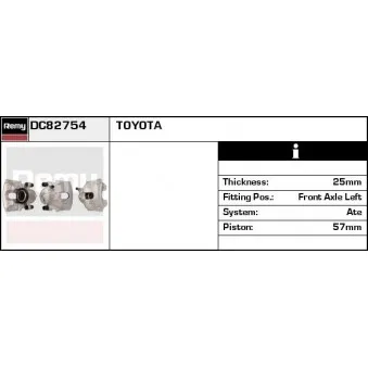Étrier de frein REMY OEM 4775009010