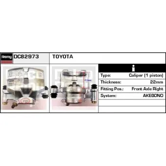 Étrier de frein REMY OEM 4773028170