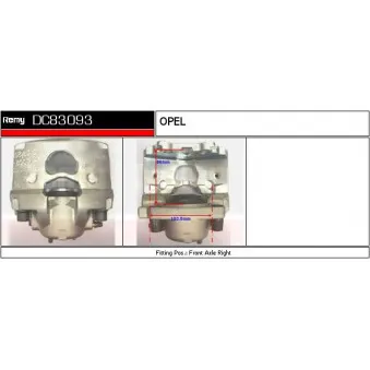 Étrier de frein REMY OEM 77363687