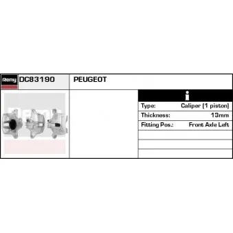Étrier de frein REMY OEM 4400N8