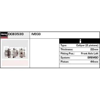 Étrier de frein REMY OEM 504074522