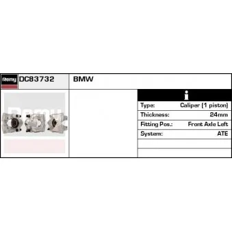 Étrier de frein REMY OEM 34116772017