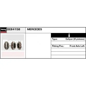 Étrier de frein REMY OEM 0034205183
