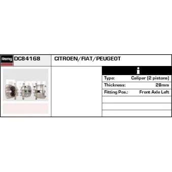 Étrier de frein REMY OEM 4401L2