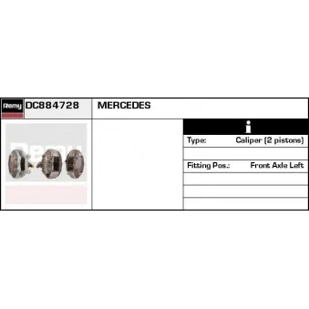 Étrier de frein REMY OEM 0034203683