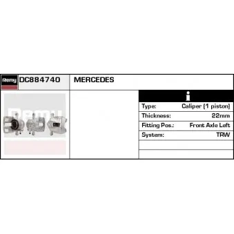 Étrier de frein REMY OEM 1694201383