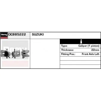 Étrier de frein REMY OEM 5510250J00999