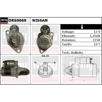 Démarreur REMY OEM 233008H50A