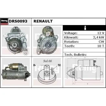 REMY DRS0093 - Démarreur