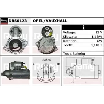Démarreur REMY OEM 6202105