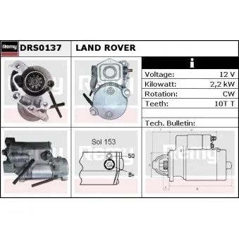 Démarreur REMY OEM LR014060