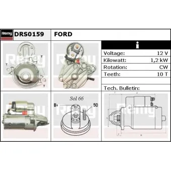 Démarreur REMY OEM 1570611
