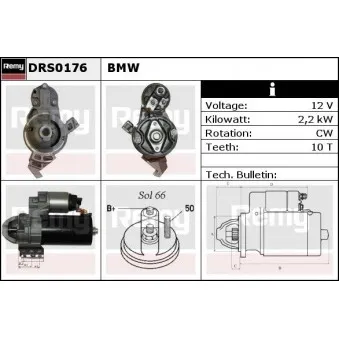 Démarreur REMY OEM 12417811601