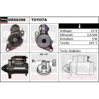 Démarreur REMY OEM 2810021063