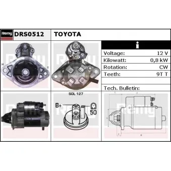 Démarreur REMY OEM 2810022030
