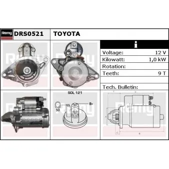 Démarreur REMY OEM 281000Y010