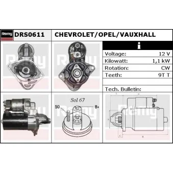 REMY DRS0611 - Démarreur