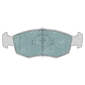 Jeu de 4 plaquettes de frein avant SCT GERMANY OEM 9948870
