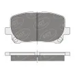 SCT GERMANY SP 349 PR - Jeu de 4 plaquettes de frein avant