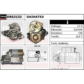 Démarreur REMY OEM 2810087715
