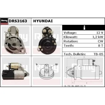 Démarreur REMY OEM 3610035510