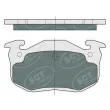 SCT GERMANY SP 385 PR - Jeu de 4 plaquettes de frein arrière