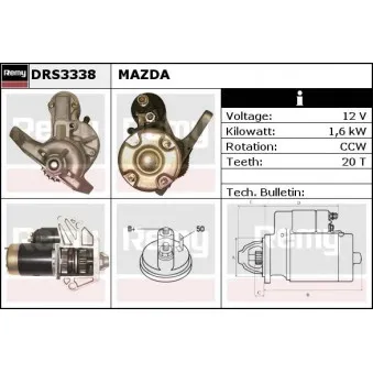 Démarreur REMY DRS3338