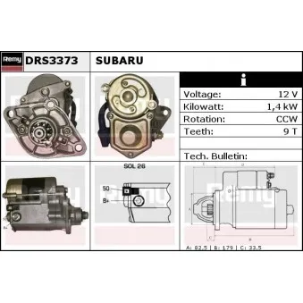 Démarreur REMY DRS3373