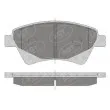 SCT GERMANY SP 408 PR - Jeu de 4 plaquettes de frein avant