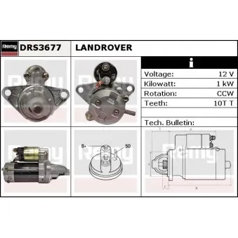 Démarreur REMY OEM NAD101520