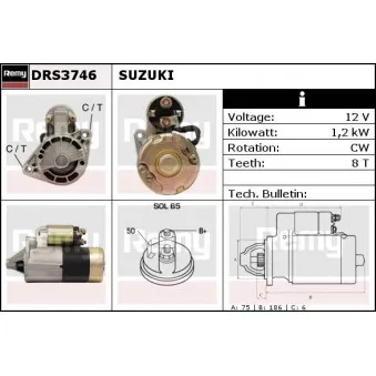 Démarreur REMY OEM 3110086032